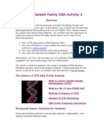 Blackett Family DNA Activity 2