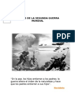 Causas de La Segunda Guerra Mundial