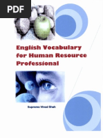 English Vocabulary For HR Professionals