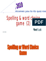 Spelling Quiz 2