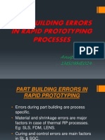 Part Building Errors in RP