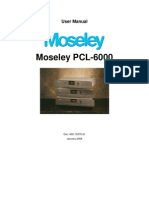 Moseley PCL6000 Manual