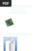 Clases de Tarjetas de Video y Fabric Antes