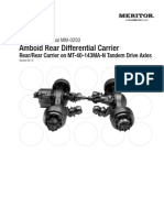 Amboid Rear Differential Carrier: Rear/Rear Carrier On MT-40-143MA-N Tandem Drive Axles