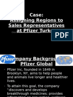 Case: Assigning Regions To Sales Representatives at Pfizer Turkey