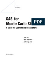 Monte Carlo Studies Using SAS