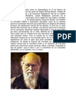 Charles Robert Darwin Nació en Sherewsbury El 12 de Febrero de 1809