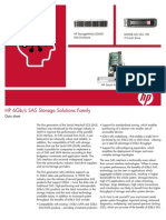 HP 6Gb/s SAS Storage Solutions Family: Data Sheet