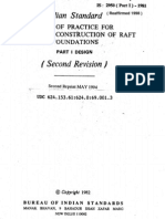 Is 2950 (Part-I) Code of Practice For Design and Constructio