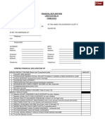 Financial Declaration LR29-FLOO-402.10 Form 402 B