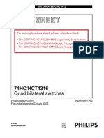 Data Sheet: 74HC/HCT4316