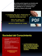 Responsabilidad Social Universitaria