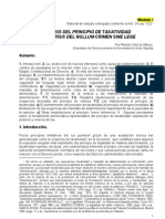 La Crisis Del Principio de Taxatividad Como Crisis Del Nullu