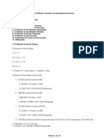 Problemas Resueltos de Matemáticas Financiera