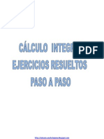 Cálculo Integral Ejercicios Resueltos Paso A Paso