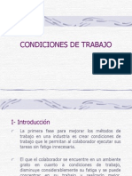 Métodos de Trabajo - 3 Condiciones y Medio Ambiente