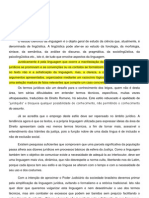 Coesão e Coerencia - Resumo A Linguagem e o Discurso Jurídico