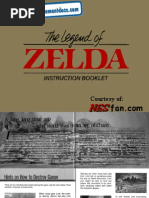 The Legend of Zelda - Manual - NES