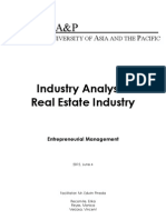 Industry Analysis: Real Estate Industry