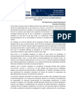 La Internacionalización Del Currículo: ¿Alternativa de La Movilidad Académica Internacional?