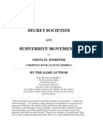 Nesta Webster - Secret Societies and Subversive Movements