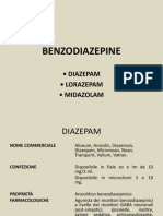 LE BENZODIAZEPINE (Diazepam, Lorazepam, Midazolam)