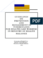 Guidelines On Prevention and Management of Tuberculosis For HCWs in MOH