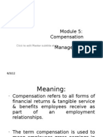 Compensation Management:: Click To Edit Master Subtitle Style