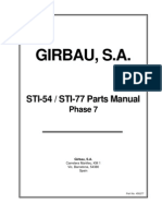 Girbau, S.A.: STI-54 / STI-77 Parts Manual