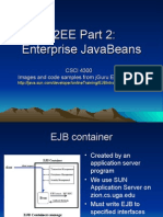 J2Ee Part 2: Enterprise Javabeans