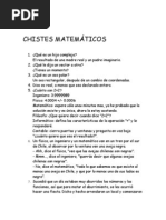 Chistes Matemáticos