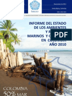 Invemar Informe Del Estado de Los Recursos Marinos de Colombia Ier - 2010