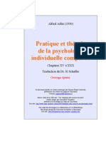 Alfred Adler - Pratique Et Théorie de La Psychologie Ind