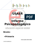 Informe Psicopeda Angelica