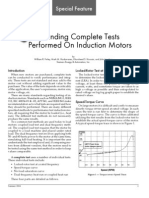 Understanding Complete Test Performed To Induction Motor