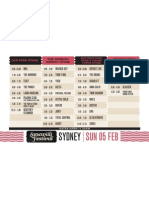 Sydney: Sun 05 Feb