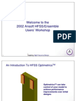 An Introduction To HFSS Optimetrics