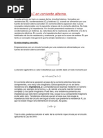 Circuitos RLC en Corriente Alterna