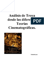 Análisis de Troya Desde Las Diferentes Teorías Cinematográficas