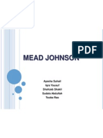 Mead Johnson: Ayesha Suhail Iqra Yousuf Shahzeb Shakil Sudais Abdullah Tooba Rao