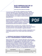 Centrales Hidraulicas de La Republica Argentina