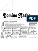 You Need: A Standard Set of 28 Dominoes