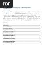 Mantenimiento Preventivo de Vehiculos Diesel