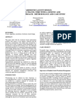 Warehouse Layout Design: Minimizing Travel Time With A Genetic and Simulative Approach - Methodology and Case Study