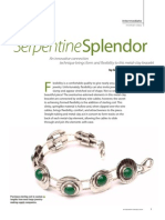 Serpentinesplendor: An Innovative Connection Technique Brings Form and Flexibility To This Metal-Clay Bracelet