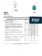 Answer Scheme For Biol Pat 2011 Form 4