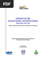 Guía de Orientación Vocacional-Ocupacional