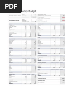 Personal Monthly Budget1