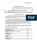 Cardiac Risk Assessment