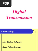 Digital Transmission and Line Coding Techs.